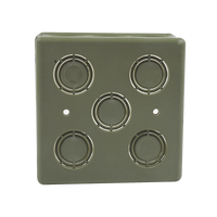 Caja Cuadrada  de 1/2" - 3/4" para PVC Conduti Pesado.