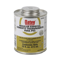 Cemento Claro de 236 ml para Tubo Conduit PVC Pesado.