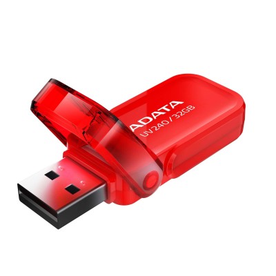 Kit 10 Piezas Memoria USB 2.0 de 32GB ADATA UV240, Rojo, 32 GB, USB 2.0