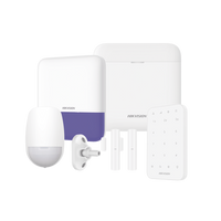 (AX PRO) KIT de Alarma AX PRO / Incluye: 1 Hub con bateria de respaldo / 1 Sensores PIR / 1 Montaje Universal para PIR / 2 Contactos Magnéticos / 1 Teclado / 1 Sirena Inalambrica Exterior / WiFi / Compatible con Hik-Connect P2P