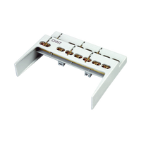 Soporte + Barra de Conexion (4 MOD) (4+2 ENTR.) IP40