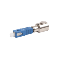 Adaptador de Fibra Óptica Desnuda para Realizar Mediciones y Pruebas en Hilos de Fibra sin Conector