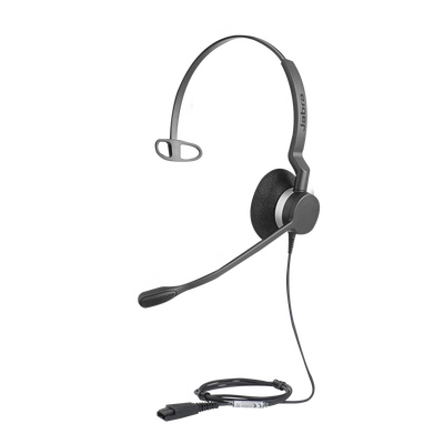 Diadema / Auricular Jabra Biz 2300 Mono / QD / Ultra Resistente / Brazo 360° / Contact Center (2303-820-105)