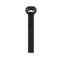 Cincho Dome-Top Nylon 6.6, 378mm largo x 7mm ancho, Color Negro. Paquete de 250 piezas
