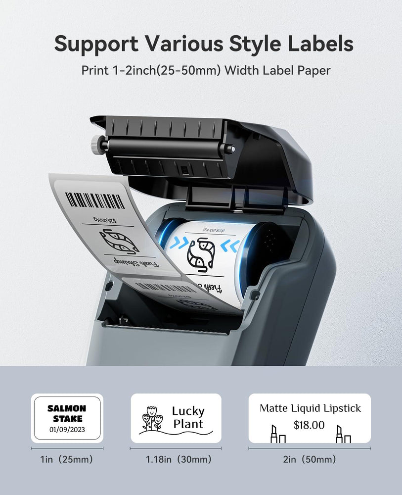 NIIMBOT B1 Inkless Thermal Label Printer, Create Professional Business Labels with Ease