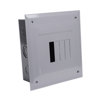 Centro de Carga para Empotrar, 04 Polos, 100 A, 1 Fase 3 Hilos, 120/240 V AC, 60Hz