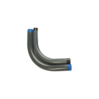 Codo Conduit  Rígido de Aluminio de 1/2" (13 mm) / Recubierto de PVC / Interior de Uretano.