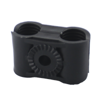 Paquete de 10 Sujetadores Plasticos Para Cable Coaxial de 1/2"