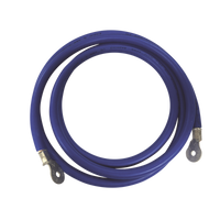 Cable para Baterías,  2.2 m Azul Calibre 2 AWG con Terminales de Ojo en Ambos Extremos