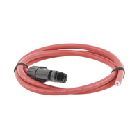 Cable Fotovoltaico, 1 m, Rojo, Calibre 10 AWG con Terminal MC4-M en un extremo