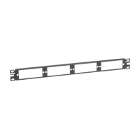 Patch Panel de Fibra Óptica, Para 4 Placas Acopladoras FAP o FMP, Color Negro, 1UR