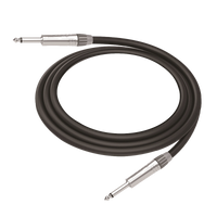 Cable de Audio | Plug 1/4 in a Plug 1/4 in Mono | Carcasa Cromada | Conectores Seetronic | Ideal para Instrumentos | Longitud 5m
