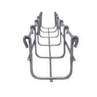 Charola Bimetálica Tipo Malla 54/50 mm, Ideal Para Utilizarse al Exterior o Zonas Húmedas, Hasta 43 Cables Cat6, Tramo de 3 Metros
