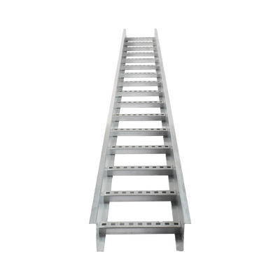 Escalera de Aluminio Portacables / Perfil Z / Peralte 3 1/4