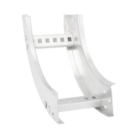 Curva Vertical Interior de Aluminio de 90° Perfil Z / Peralte 3 1/4" / Ancho 6" / Radio 8" / Incluye Tornillería