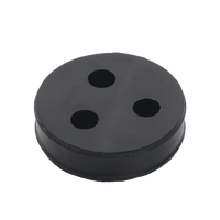 Inserto de Caucho de 4" Con Tres Orificios para Cable de 1/2 in