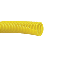 Tubo Corrugado Abierto para Protección de Cables, 1.50in (38.1 mm) de Diámetro, 3.1 m de Largo, Color Amarillo