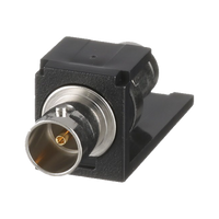 Módulo Acoplador Coaxial Tipo BNC, Mini-Com, de 75 Ohms, Color Negro