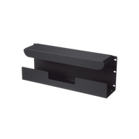 Accesorio Pasacables Para Rack Estándar de 19 in, 4 UR, Capacidad de 260 Cables Cat6, 4.5 in de Profundidad, Color Negro