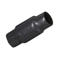 Cople de Aluminio con Recubrimiento Exterior de PVC de 1" (25.4 mm) / Interior de Uretano Purpura.