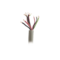 Bobina de Cable de 500 Metros (1640 Pies) / Color Gris / Sistemas de Alarmas de Intrusión y Control de Acceso / 5 Pares Calibre 22 / 1 Par Calibre 18 / Intemperie