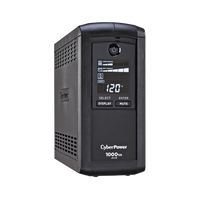 UPS de 1000 VA/600 W, Topología Línea Interactiva, Entrada 120 Vca NEMA 5-15P, Tipo Mini Torre, Con 9 Tomas NEMA 5-15R
