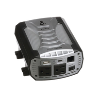 Inversor de Potencia / 500W Continuos / 1000W Pico / 2 Salidas AC GFCI / USB-A y USB-C Carga Rápida / Protección Pentagon / 12V DC a 115V AC