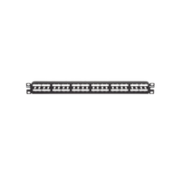 Panel de Parcheo Modular Mini-Com (Sin Conectores), Plano, Sin Blindaje, Alta Densidad, Identificación Con Etiqueta Adhesiva, de 48 Puertos, 1 UR
