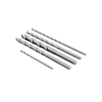 Juego de 5 Pzas. de Broca para Concreto, Zanco Recto (3/16", 1/4", 5/16", 3/8" y 1/2").