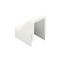 Conexión para techo falso/entrada, para uso con canaleta LD10, material ABS, Color Blanco Mate