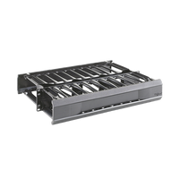 Organizador de Cables Horizontal CableTek, Doble (Frontal y Posterior), Para Rack de 19in, 2 UR