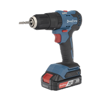Rotomartillo Inalámbrico 20V / Motor Brushless / Broquero 1/2 in / 50 Nm Par de Apriete / 2 Baterías 2.0Ah con Cargador y Maletín