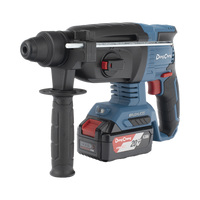 Martillo Perforador Inalámbrico SDS-PLUS 20V / Motor Brushless / 3 Modos Taladro Percusión Demolición / 2.7 J Energía de Impacto / 2 Baterías 4.0Ah con Cargador y Estuche