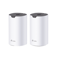 Kit 2 Routers Inalámbricos MESH Interior para Hogar / Doble Banda Wi-Fi 5 AC1900 Mbps / 3 Puerto Gigabit WAN/LAN / 3 Antenas Internas / Administración Mediante la App Deco (iOS, Android)
