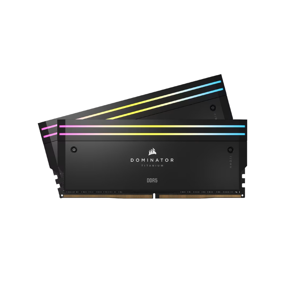 Memoria DIMM DDR5 Corsair (CMP64GX5M2B6000C30) Dominator Titanium 64GB (2x32GB) 6000MHz CL30 Negro