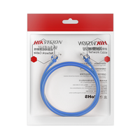 Cable de Parcheo (Patch Cord) / UTP / Cat. 6 (24 AWG) / 1 Metro (3.28 Pies) / Color Azul / Ideal para PoE+ / Interior