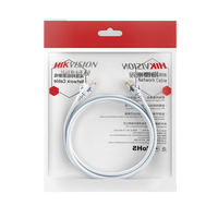 Cable de Parcheo (Patch Cord) / UTP / Cat. 6 (24 AWG) / 2 Metros (6.56 Pies) / Color Blanco/ Ideal para PoE+ / Interior