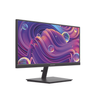 Monitor LED Full HD (1920 X 1080) de 21.5" / Ideal para CCTV, Oficina y Hogar / Entrada HDMI-VGA / Montaje VESA (75 X 75) / Uso 24/7 / Backlight E-LED / 100 Hz / Ultra Delgado / Bocinas Integradas