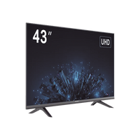 Monitor LED 4K de 43" / Ideal para Oficina y Hogar / Uso 24-7 / Entrada HDMI / Compatible con Montaje VESA (200 X 200) / Bocinas Integradas