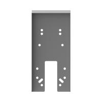 Carcasa Protectora para Biometricos DS-K1T344 / Protege de la Lluvia / Material SGCC
