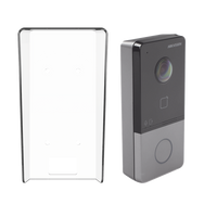 Kit Videoportero IP + Carcasa protectora 2 Megapixel  / PoE Estandar / IP65  / Apertura desde Hik-connect / Soporta 1 Departamento y Hasta 6 Monitores / Soporta Tarjetas Mifare / 1 Salida Relay