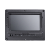 Monitor Táctil (Touch) y Botones de 7" LCD /  Compatible con DVR Móvil HIKVISION / Conector Tipo Aviación