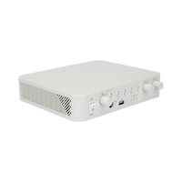 Amplificador | Bluetooth | 2 Canales con Control de volumen Independiente | 30 W por Canal | Salida 4-8 ohms x 2 | 100V COM x 2 | Una Zona | Música Ambiental