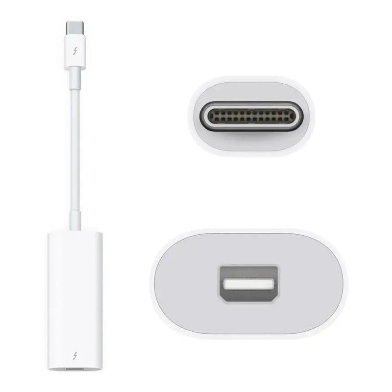 Adaptador Thunderbolt 3 Usb C A Thunderbolt 2 Original Apple Blanco