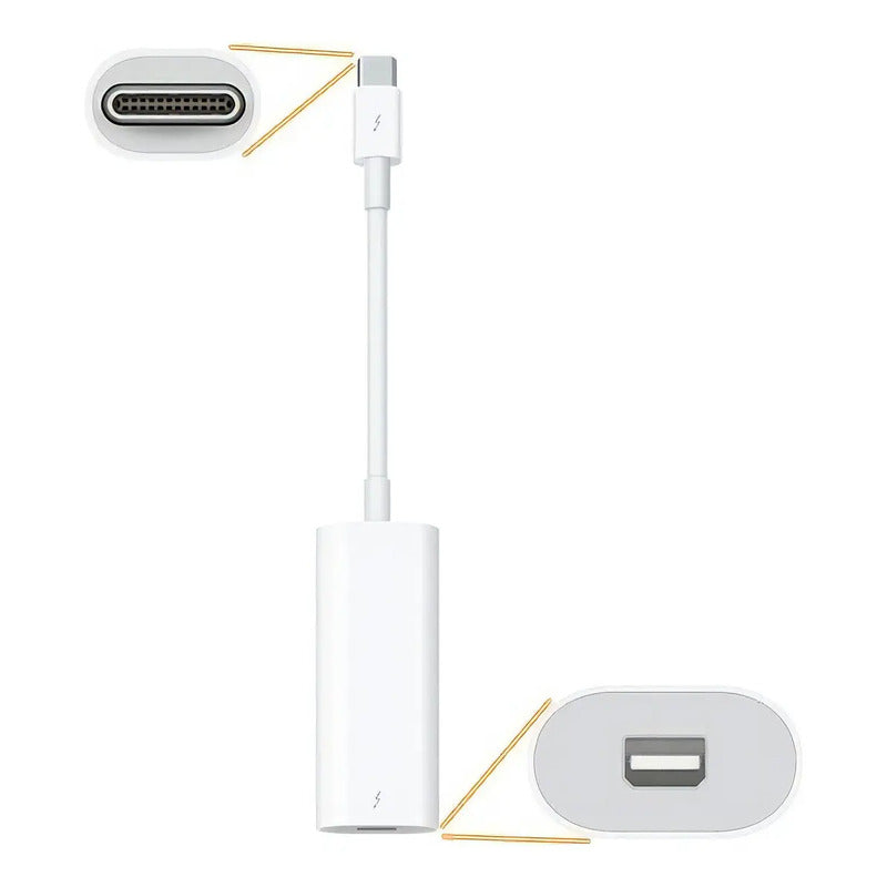 Adaptador Thunderbolt 3 Usb C A Thunderbolt 2 Original Apple Blanco