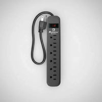 Multicontacto Supresor De Voltaje Koblenz Ss-420 C Negro Color Gris Oscuro