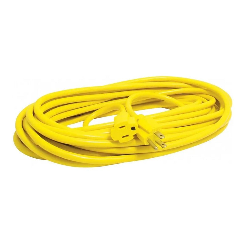 Extensión Eléctrica Uso Rudo Aterrizada 5m Surtek136 7 /v Amarillo