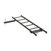 Kit de Conexión de Rack a Pared, Con Escalerilla de 1.3 m de Largo y 12 in de Ancho, de Acero, Color Negro