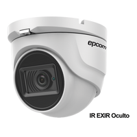 Eyeball TURBOHD 4K (8Megapixeles) / Gran Angular 102° / Lente 2.8 mm / Exterior IP67/ IR EXIR 30 mts / dWDR / TVI-AHD-CVI-CVBS