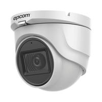 AUDIO POR COAXITRON / Turret TURBOHD 5 Megapixel / Angulo de vision 85.5° / Lente 2.8 mm / 30 mts IR EXIR / Exterior IP67 / 4 Tecnologías / dWDR